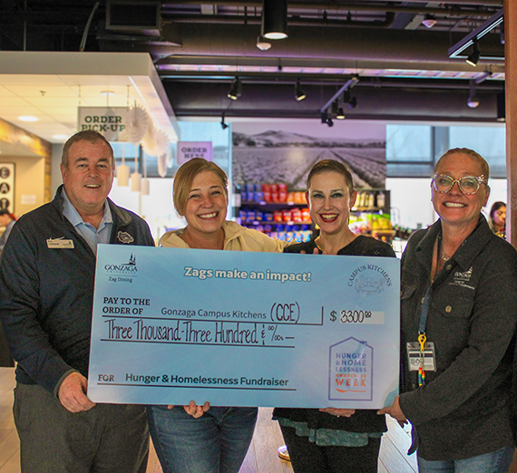 AI generated image of students talking